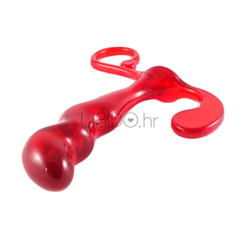 Toy Joy - Power Plug massager prostate, rdeča