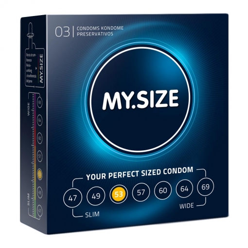 My Size - Kondomi 53 mm, 3 kos
