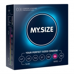 My Size - Kondomi 64 mm, 3 kos