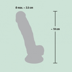 You2Toys - Medical Silicone Dildo 18 cm