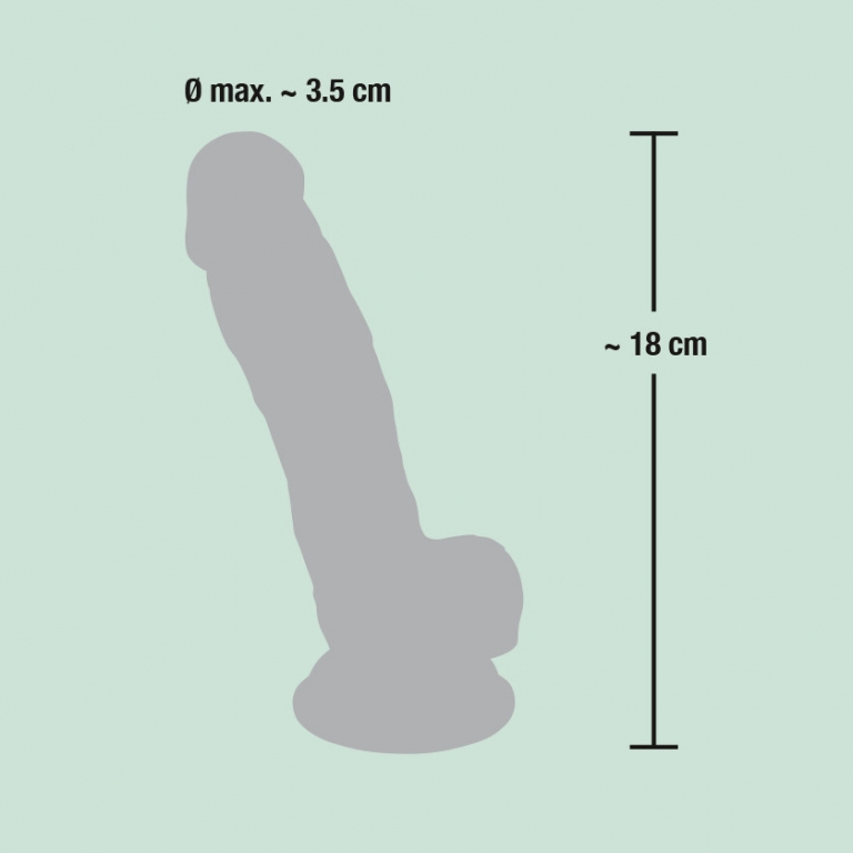 You2Toys - Medical Silicone Dildo 18 cm