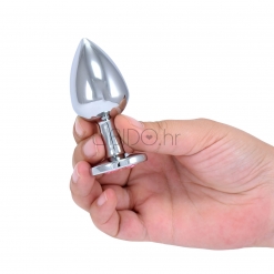Anal Collection - Metal Butt Plug No. 125 Silver