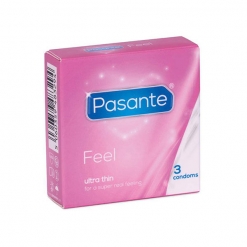 Pasante - Feel Ultra Thin kondomi, 3 kos