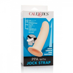 Cal Exotics - Strap-on z režo, 19 cm