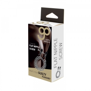 Guilty Pleasure - Flat Nipple Screw ščipalke