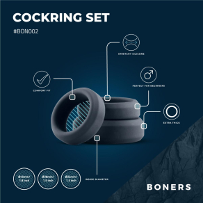 Boners – Cockring Set, 3 kom