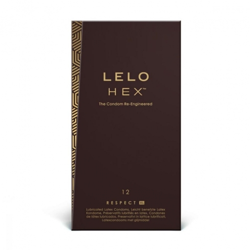 Lelo - Hex Respect XL kondomi, 12 kos