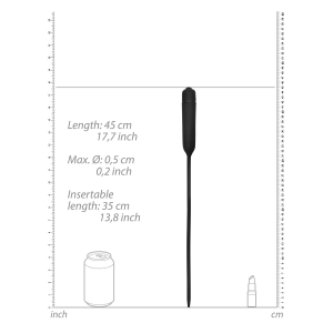 Ouch - Extra Long Vibrating Urethral Sound