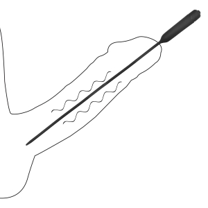 Ouch - Extra Long Vibrating Urethral Sound