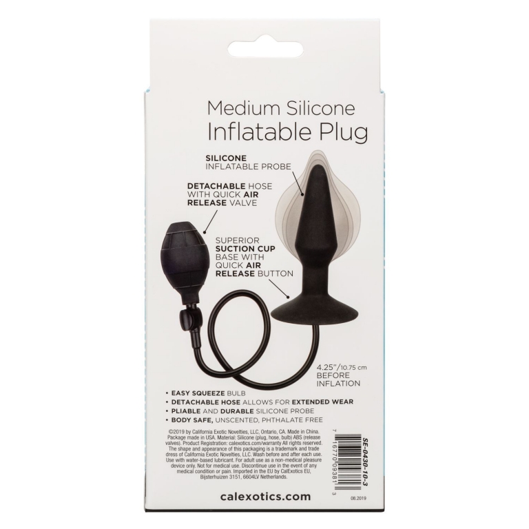 Cal Exotics - Medium Silicone Inflatable Plug