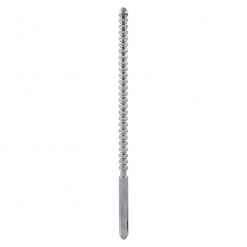 Steel Power Tools - Dip Stick Ribbed - penis plug, 10 mm