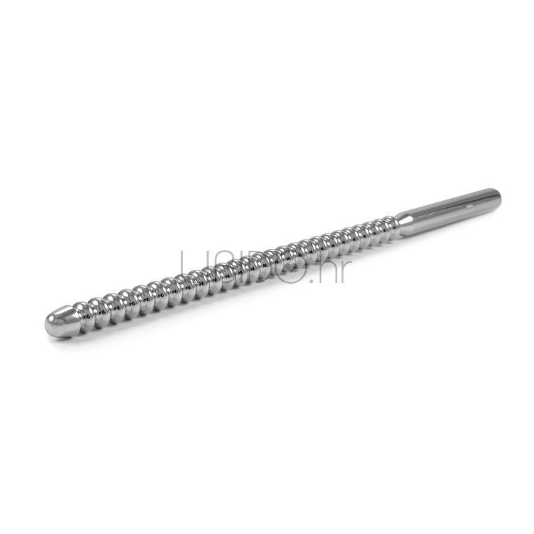 Steel Power Tools – Dip Stick Ribbed – penis plug, 10 mm