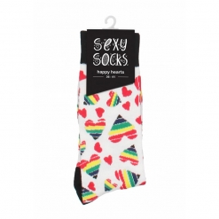 Sexy Socks - Happy Hearts