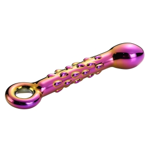 Glamour Glass – Ribbed G-Spot Dildo