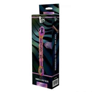 Glamour Glass – Ribbed G-Spot Dildo