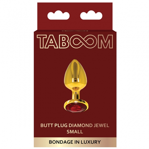 TABOOM – Kovinski butt plug Small