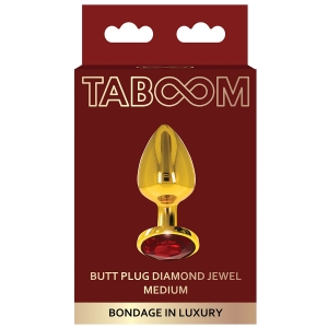 TABOOM – Kovinski butt plug Medium