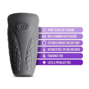 M Elite Platinum - Gript Silicone Stroker