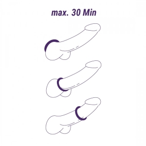 Boners - Wide Cock Ring Set, 6 kom