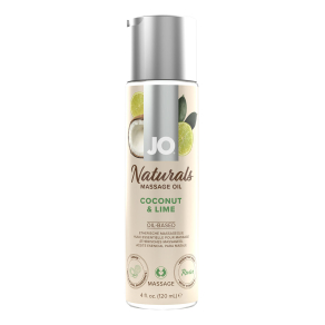 System JO - Masažno olje Naturals - Coconut & Lime 120 ml