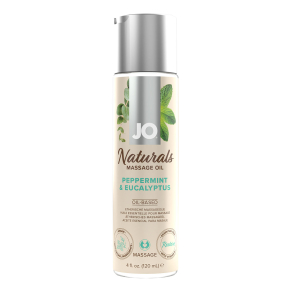 System JO - Masažno olje Naturals - Peppermint & Eucalyptus 120 ml