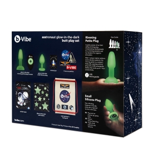 b-Vibe - Asstronaut Glow-in-the-dark Butt Play Set