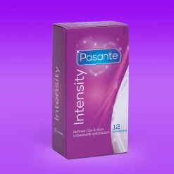 Pasante - Intensity teksturirani kondomi, 12 kos