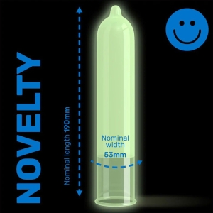 Pasante - Glow in the Dark kondomi, 12 kos