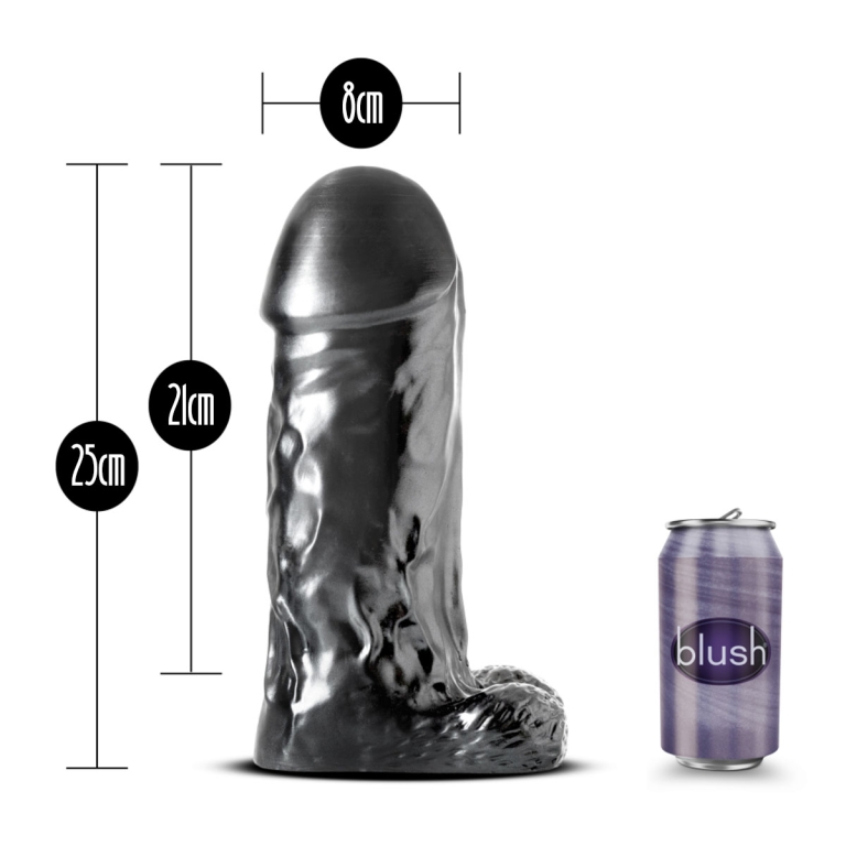 Jet - Destroyer Dildo Metallic, 25 cm
