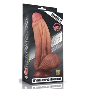 Lovetoy - Dual Layered Silicone Fantasy Dildo No. 2