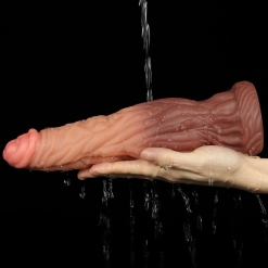 Lovetoy - Dual Layered Silicone Fantasy Dong No. 3