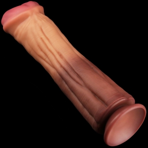 Lovetoy - Dual Layered Silicone Fantasy Dong No. 1