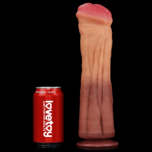 Lovetoy - Dual Layered Silicone Fantasy Dong No. 1