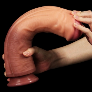 Lovetoy - Dual Layered Silicone Fantasy Dong No. 1