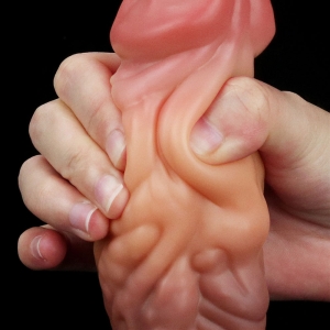 Lovetoy - Dual Layered Silicone Fantasy Dong No. 5