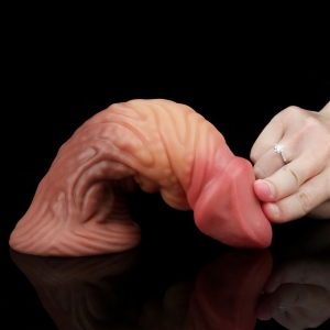 Lovetoy - Dual Layered Silicone Fantasy Dong No. 5