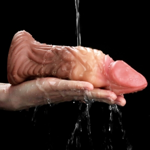 Lovetoy - Dual Layered Silicone Fantasy Dong No. 5