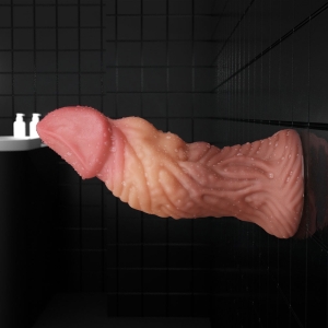 Lovetoy - Dual Layered Silicone Fantasy Dong No. 5