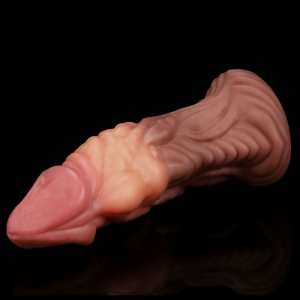 Lovetoy - Dual Layered Silicone Fantasy Dong No. 5