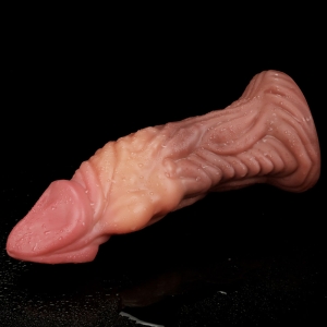Lovetoy - Dual Layered Silicone Fantasy Dong No. 5