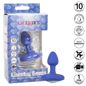 Cal Exotics – Cheeky Gems Vibrating Butt Plug S