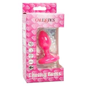 Cal Exotics – Cheeky Gems Vibrating Butt Plug M