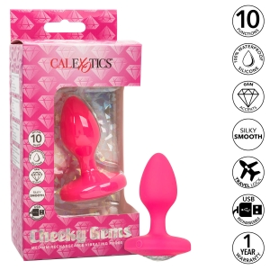 Cal Exotics – Cheeky Gems Vibrating Butt Plug M