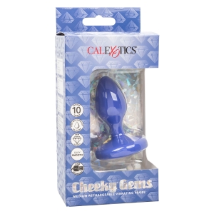 Cal Exotics – Cheeky Gems Vibrating Butt Plug M