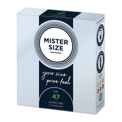Mister Size – Kondomi 47, 3 kos