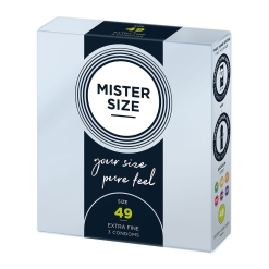 Mister Size – Kondomi 49, 3 kos