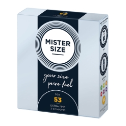 Mister Size – Kondomi 53, 3 kos