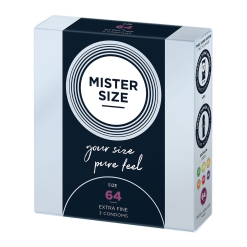 Mister Size – Kondomi 64, 3 kos