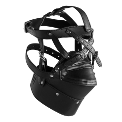 Xtreme – Head Harness, Zip-Up Mouth & Lock