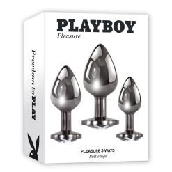Playboy – Pleasure 3 Ways komplet čepov